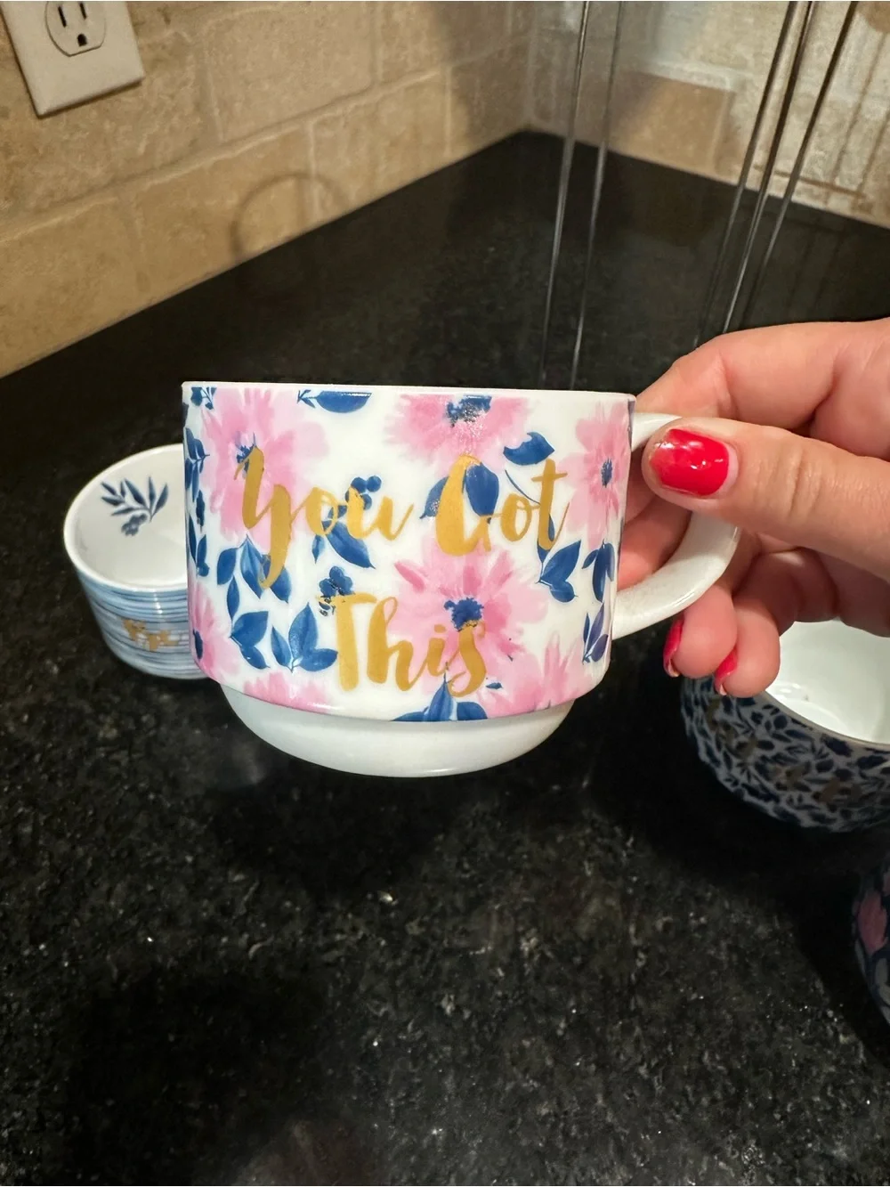 Pier 1 Imports Porcelain Coffee Mugs
